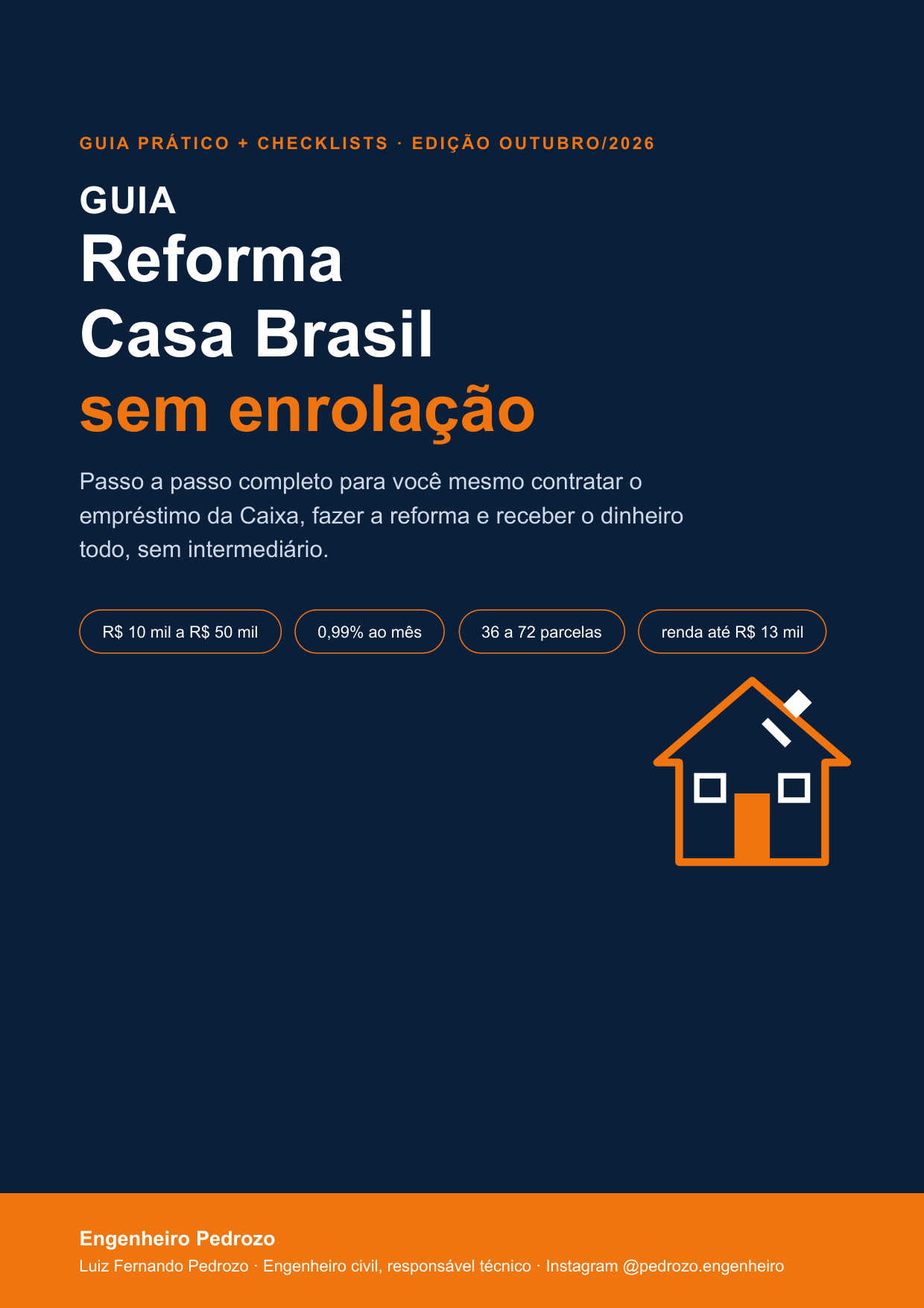 Capa do Guia Reforma Casa Brasil Sem Enrolação